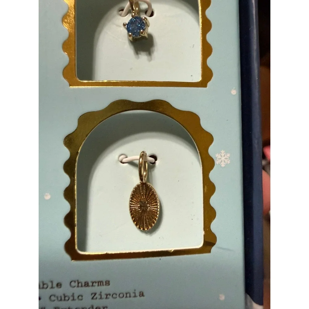 A New Day Women Necklace Charms 14K Gold Interchangeable Charms Heart Anchor
